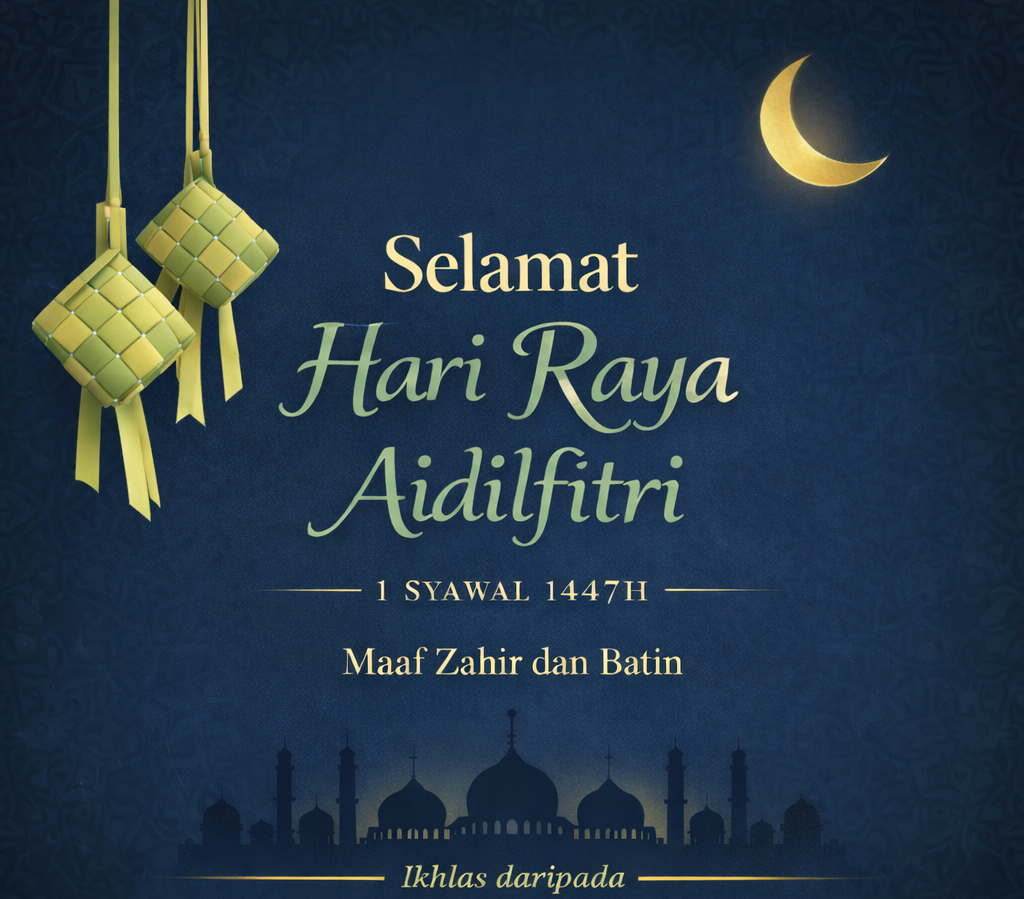 Selamat Hari Raya Aidilfitri 2026